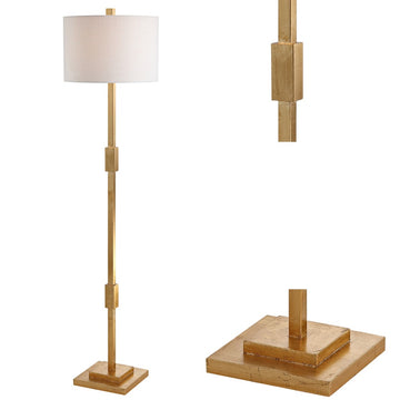 Windsor 61.5" Resin/Metal LED Floor Lamp - JONATHAN Y